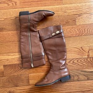 Coach leather boots